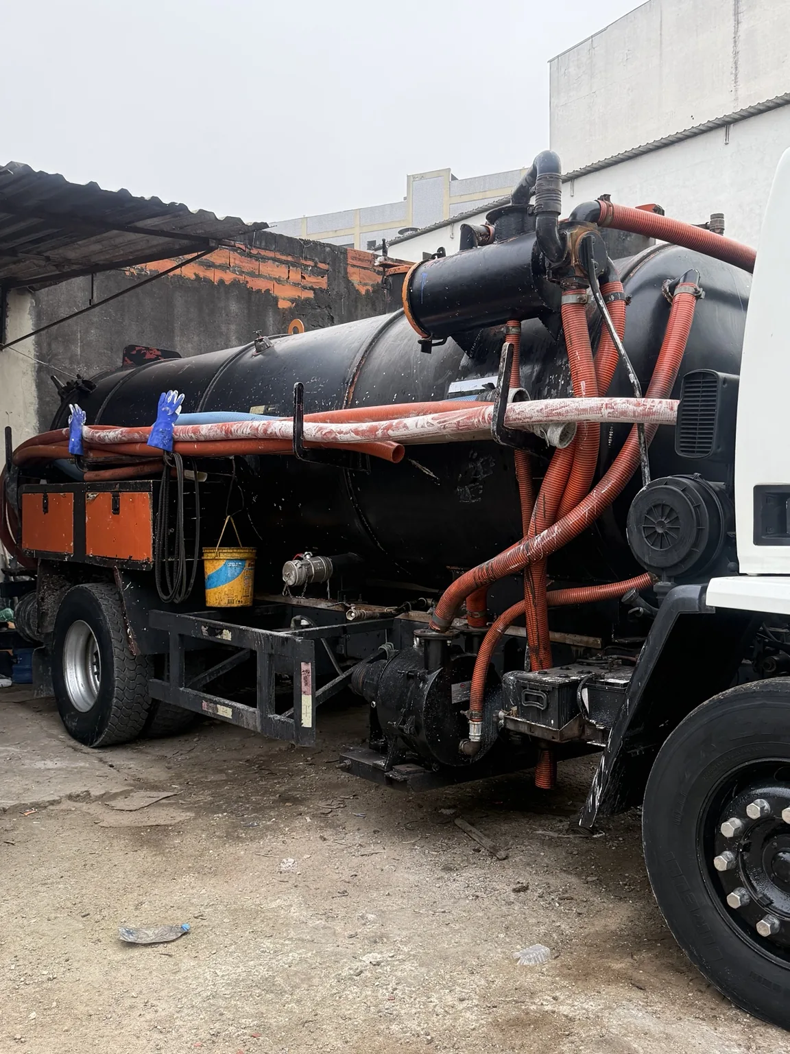 Tanque, mangueiras e equipamentos HydroFox